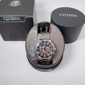 Citizen CA4258-87E Brycen Mens Eco-Drive Stainless Steel Watch Power By Light